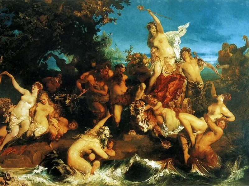 1840-Hans Makart - Il Trionfo di Arianna